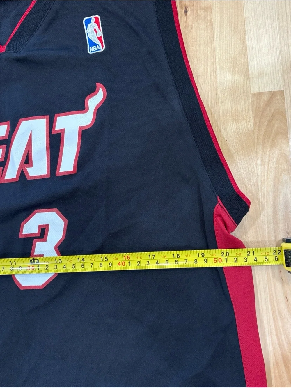 Dwyane Wade #3 Miami Heat NBA Vintage Adidas Black Basketball Jersey Youth XL